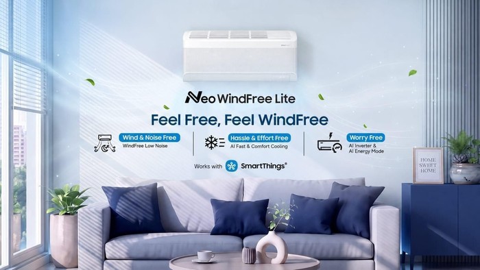 Samsung Neo WindFree Lite Hadir Mulai dari 0,5 PK hingga 2 PK