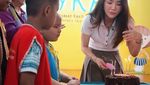 Sarwendah Rayakan Ultah dan Berbagi Kue di Yayasan Anak Kanker