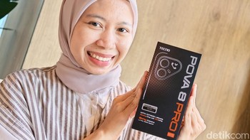 Inilah Tecno Pova 8 Pro 5G yang siap dirilis di Indonesia 4 September 2026. Foto: Adi FR/detikINET