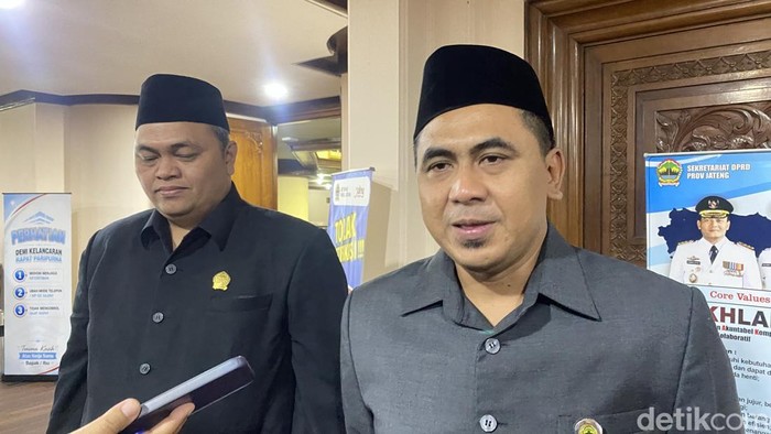 Wakil Gubernur Jawa Tengah (Jateng), Taj Yasin Maimoen di Kantor DPRD Jateng, Kecamatan Semarang Selatan, Kota Semarang, Kamis (3/9/2026).