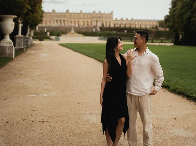 Sweet! Yoriko Angeline Dilamar Pebalap Aldio Oekon di Prancis