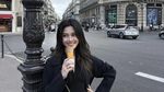 Serunya! Liburan Yoriko Angeline Makan Es Krim hingga Minum Matcha