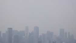 Video: Cakrawala Singapura Berselimut Kabut Asap Imbas Karhutla