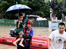 Video: Topan Saudel Terjang China, Banjir Robohkan Bangunan-Hanyutkan Kendaraan