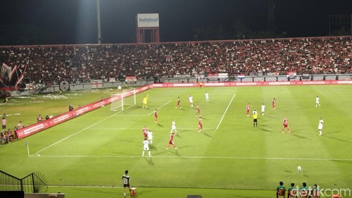 Bali United menang 2-1 atas PSS Slemanpada pekan pertama Super League 2026/2027 di Stadion Kapten I Wayan Dipta, Gianyar, Jumat (4/9/2026). (Foto:Krisna Pradipta/detikBali)