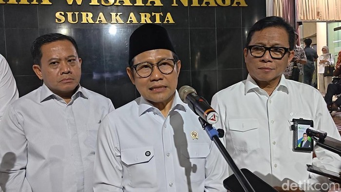 Menko PM, Muhaimin Iskandar ditemui di Graha Wisata Niaga, Solo, Jumat (4/9/2026).