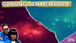 Kebakaran Hebat, Gunung Ijen Ditutup!