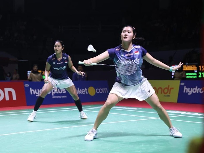 Ester Nurumi Tri Wardoyo/Lanny Tria Mayasari terhenti di perempat final Polytron Pontianak Indonesia Masters 2026. (dok PBSI)