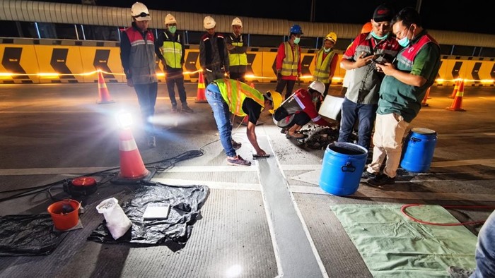 Grouting Fast Setting Dinilai Jadi Solusi Efektif Perbaikan Jalan Tol