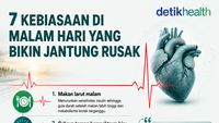 Infografis: 7 Kebiasaan Malam Hari yang Bikin Jantung Rusak, Kerap Diabaikan