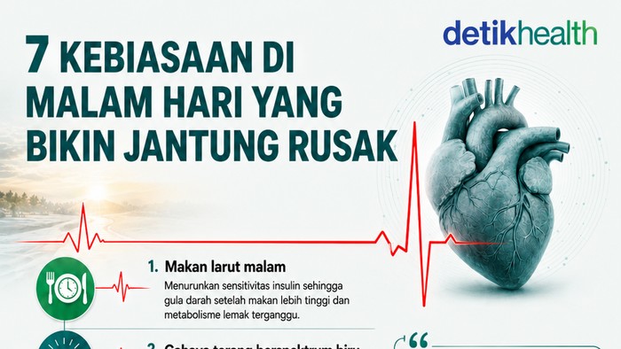Kebiasaan di malam hari yang bikin jantung rusak