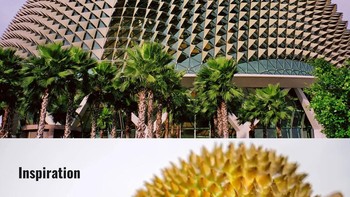 Esplanade – Theatres on the Bay, Singapura. Fasad berduri bangunan ikonik ini membuatnya sangat mirip kulit durian. Tak heran kompleks pertunjukan seni tersebut populer dijuluki The Durian oleh warga Singapura. Foto: Instagram/@juli.yet