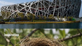 Beijing National Stadium, Beijing, China. Stadion Olimpiade yang terkenal dengan julukan Birds Nest ini memiliki struktur baja saling silang yang menyerupai ranting-ranting penyusun sarang burung. Foto: Instagram/@juli.yet