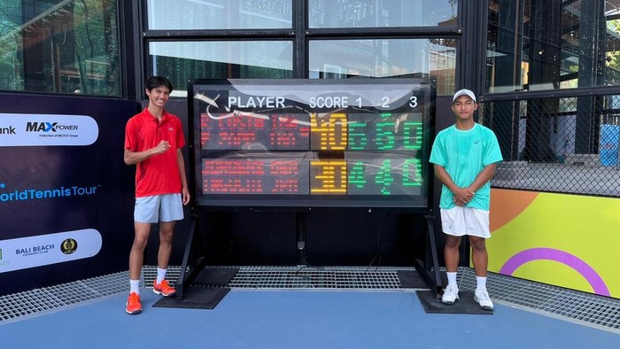 Pasangan Rafalentino Ali Da Costa/Ethan David Zapp selangkah menuju gelar juara Mens World Tennis Championship 2026. Ini setelah mereka lolos ke final.