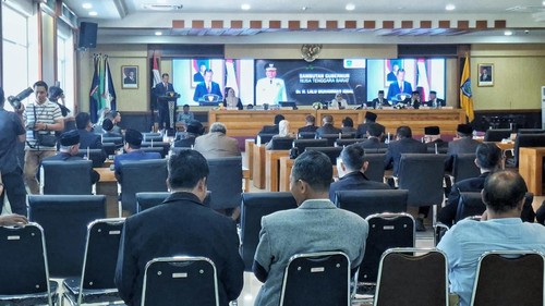 Rapat Paripurna DPRD NTB, Jumat (4/9/2026). (Foto: Ahmad Viqi/detikBali)