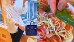 Slay! Syahrini Bagikan Foto Masak Pasta hingga Makan Bareng Suami Tercinta