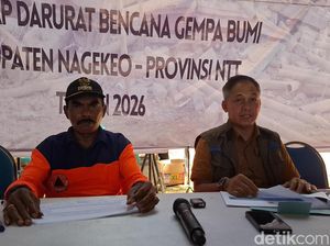 Rekap BNPB Gempa Nakegeo: 20 Orang Tewas, 21.952 Ngungsi