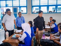 Gibran Tinjau Progres Rehabilitasi-Rekonstruksi Pascabencana SMAN 1 Barus