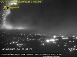 Anak Krakatau Dilaporkan Erupsi, Warganet Was-was Kaitkan Suara Dentuman