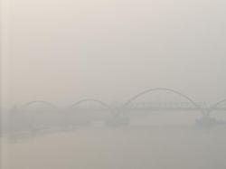 KSOP Palembang Imbau Kapal Tak Berlayar Saat Kabut Asap Tebal