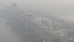 Kabut Asap Tebal di Palembang Berasal dari Karhutla di OKI