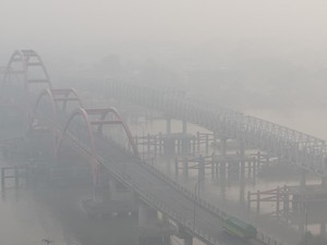 Kualitas Udara Palembang Masih Berbahaya, Ini Penjelasan BMKG