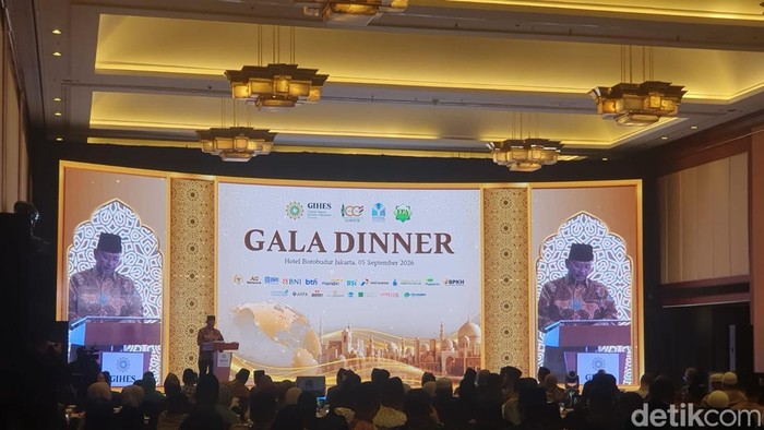Dirjen Pendis Kemenag, Amien Suyitno, dalam acara Global Islamic Education Summit (GIHES) yang berlangsung di Hotel Borobudur, Jakarta, Sabtu (5/9/2026).