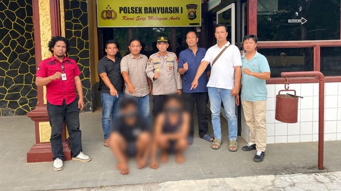 Dua pelaku pencurian kabel di Banyuasin ditangkap polisi