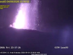 Erupsi Anak Krakatau Tak Berpotensi Tsunami, Ini Penjelasan PVMBG