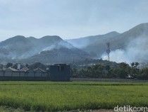 Kebakaran di Kaki Gunung Guntur Garut