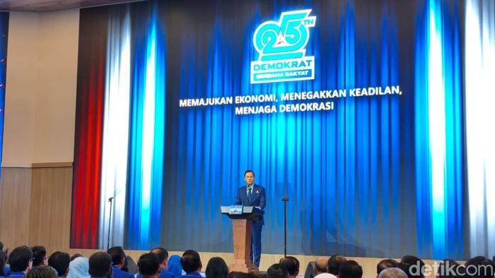 Ketum Partai Demokrat Agus Harimurti Yudhoyono (AHY). (Kurniawan/detikcom)