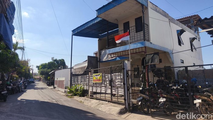 Penampakan kos di Gang Garuda, Candisari, Kota Semarang, lokasi gadis bernama Mozza Axillia dibunuh Mahendra Very, Sabtu (5/9/2026).