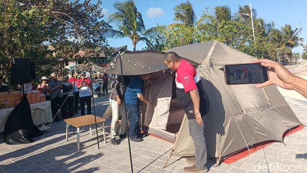 Penampakan campervan dan glamping yang disediakan oleh ITDC bagi penonton MotoGP sebagai alternatif akomodasi penginapan saat MotoGP Mandalika 2026. Foto: (Edi Suryansyah/detikBali) Penampakan campervan dan glamping yang disediakan oleh ITDC bagi penonton MotoGP sebagai alternatif akomodasi penginapan saat MotoGP Mandalika 2026. Foto: (Edi Suryansyah/detikBali)