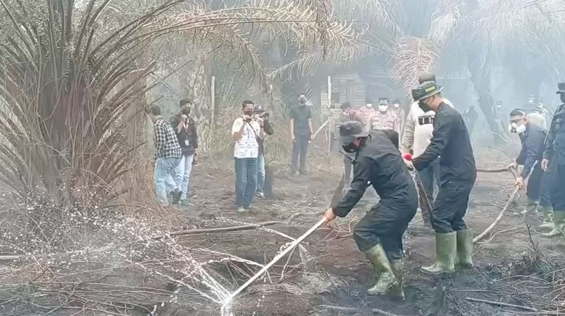 Polda Kalimantan Tengah (Kalteng) mendapat dukungan inovasi dari Korbrimob Polri untuk menangani kebakaran hutan dan lahan (karhutla), khususnya di kawasan gambut. Polda Kalimantan Tengah (Kalteng) mendapat dukungan inovasi dari Korbrimob Polri untuk menangani kebakaran hutan dan lahan (karhutla), khususnya di kawasan gambut. (Dok. Polda Kalimantan Tengah)
