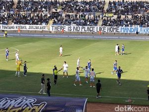 Babak Pertama PSIM Jogja Vs Persita Tangerang Berakhir 0-0