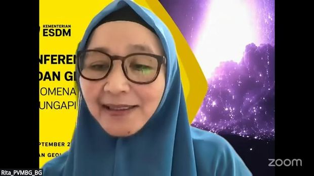 Kepala Pusat Vulkanologi dan Mitigasi Bencana Geologi (PVMBG) Badan Geologi, Rita Susilawati