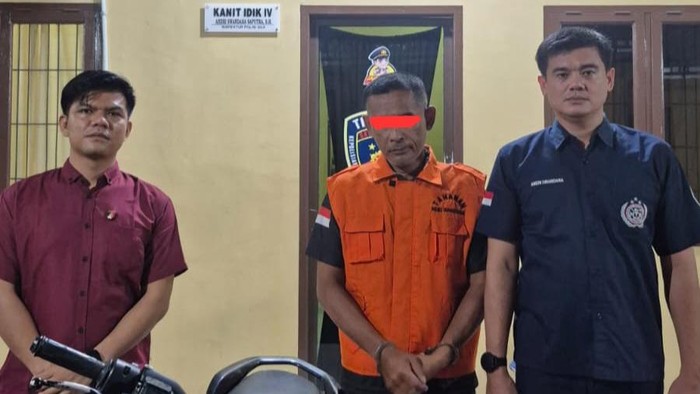 Salah satu pelaku penculikan dan perampasan motor warga di Tapteng. (Dok Polres Tapteng)