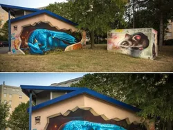 12 Street Art Kreatif yang Bikin Benda Biasa Terlihat Hidup