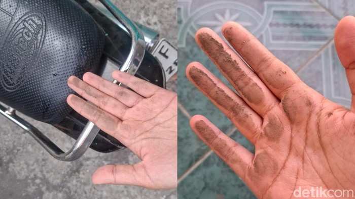 Abu vulkanik Gunung Anak Krakatau sampai ke Cengkareng Jakbar