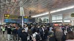 Suasana Bandara Soetta Saat Penerbangan Ditutup