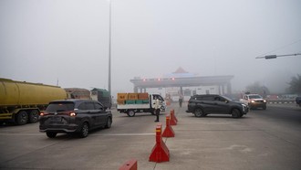 Kabut Asap Pekat, Tol Palembang-Prabumulih Ditutup Sementara