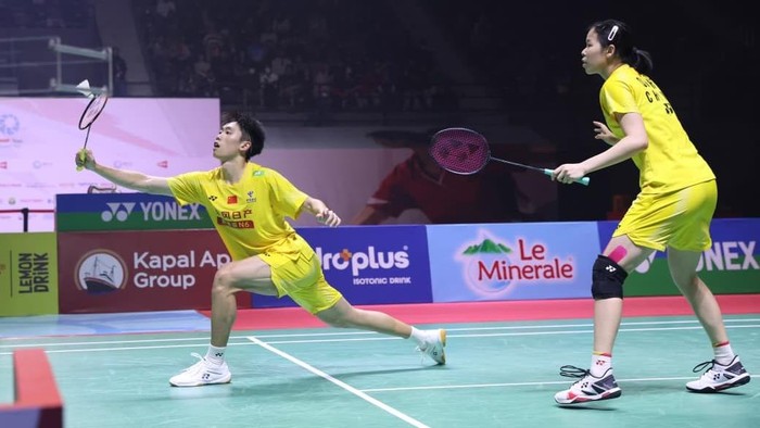 Ma Xi Xiang/Qin Hui Zhi keluar sebagai juara Indonesia Masters 2026. (Dok PBSI)