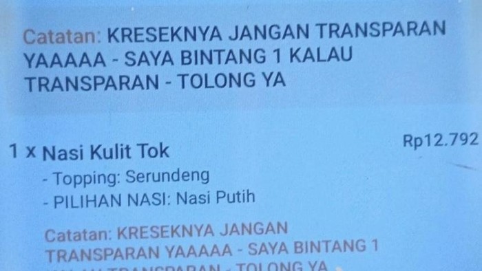 Pakai plastik bening diprotes pelangga