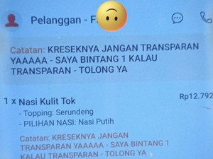 Duh! Perkara Plastik Bening, Pemilik Usaha Makanan Ini Diancam Pelanggan