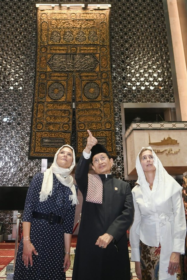 Putri Mahkota Victoria tiba di Indonesia pada Jumat, untuk melakukan kunjungan resmi selama empat hari. Setelah Jakarta, ia bertolak ke Lombok, pada Sabtu (5/10/2026). Foto: Antara Foto