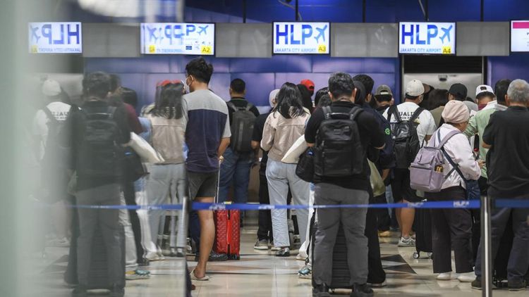 Suasana Bandara Halim yang Ditutup Sementara Imbas Abu Vulkanik