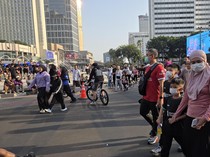 Sejumlah Warga di Jakarta Rasakan Mata Perih dan Napas Berat Pagi Ini