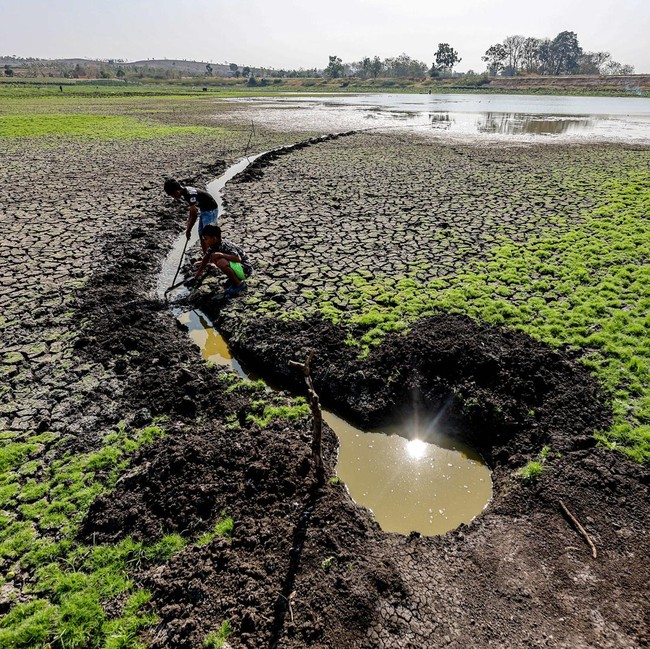 Waduk Sumberkepuh Mengering, Irigasi 400 Hektare Lahan Pertanian Terancam