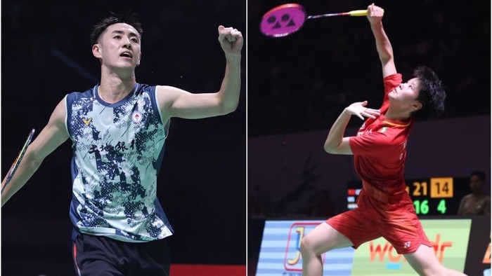 Wang Po-Wei dan Xu Wen Jing keluar sebagai juara nomor tunggal Indonesia Masters 2026. (Dok PBSI)