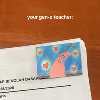 Guru di Kudus Ini Viral Disorot 9GAG, Tutup Nilai Murid Pakai Meme Spongebob